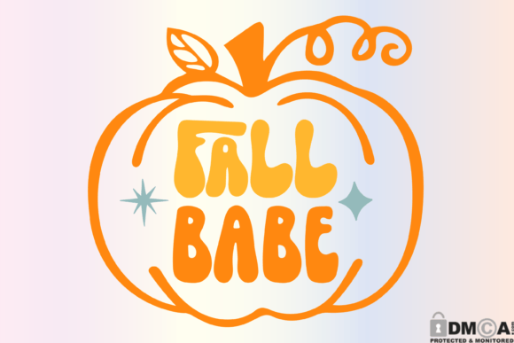 Fall Babe Pumpkin SVG PNG Thanksgiving Review