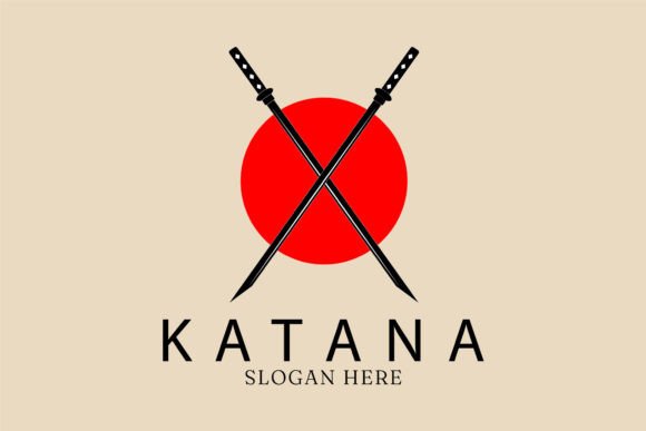 Katana Sword Line Art Logo Review