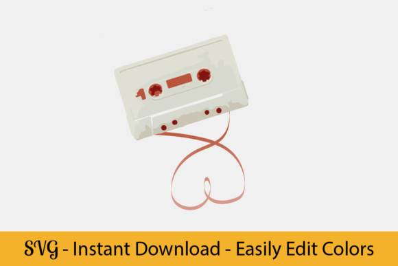 Real-World Review: Retro Cassette Tape, Vintage Music SVG