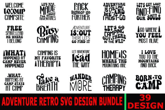 Retro Adventure Quotes Svg Bundle Review