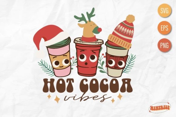 Retro Christmas Hot Cocoa Lover SVG Review