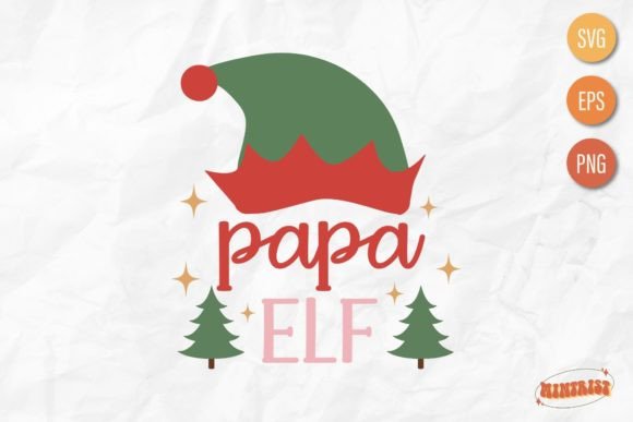 Retro Papa Elf Dad Christmas Svg Review