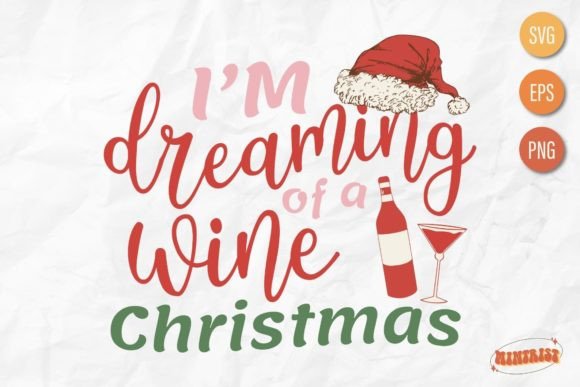 Retro Wine Christmas Design SVG Review